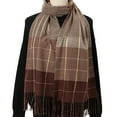 thumbnail image 1 of Winter Scarf for Women High End Plaid Cold Proof Neck Protect Warm Autumn Winter Warm Scarf, 1 of 4