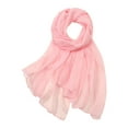 thumbnail image 1 of Winter Scarf for Women, Scarf Soft, FNGZ Women's Summer Casual Colorful Multicolor Solid Chiffon Thin Regular Silk Scarf Sun Protection Scarf, 1 of 3