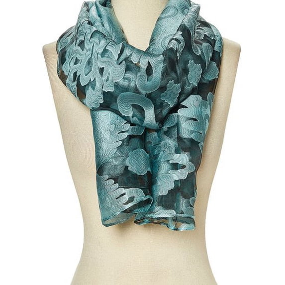 Winter Scarves for Women Floral Neck Scarfs for Women Lightweight Soft Scarf Gifts for Her Ladies Online - Mint