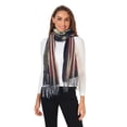 thumbnail image 1 of Winter Scarves for Women Hand Drawn Eagle and American Flag Fashion Pashmina Shawl Wraps Long Blanket Scarf for Fall Spring, 1 of 10