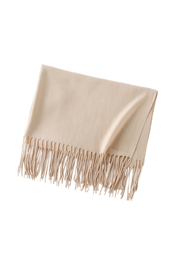Winter Scarves for Women Lightweight Pashmina Wraps Fleece Knitting Womens Scarfs Fall Fashion Must Have Beige Scarf