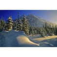 thumbnail image 1 of Winter Scene, Boom Lake, Banff National Park, Alberta Poster Print (18 x 11), 1 of 3