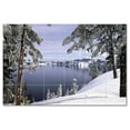 thumbnail image 1 of Winter Scene Ceramic Tile Mural Kitchen Backsplash Bathroom Shower 406444-L64, 1 of 3