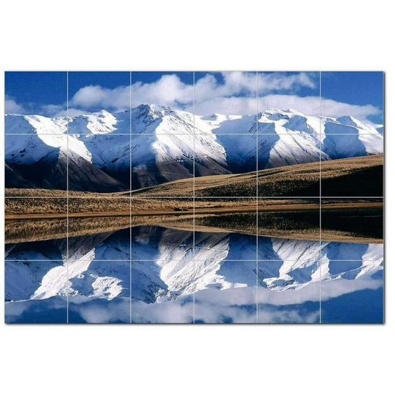 Winter Scene Ceramic Tile Mural Kitchen Backsplash Bathroom Shower 406452-S64