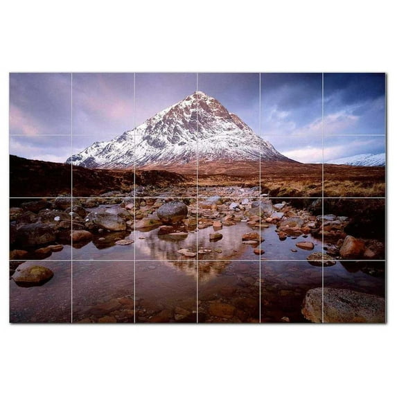 Winter Scene Ceramic Tile Mural Kitchen Backsplash Bathroom Shower 406464-L64