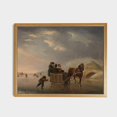 Bee Decorative Paper Winter Scene Horse Sleigh Ride Poster Home Decor Office Wall Art Living ...