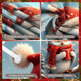 thumbnail image 1 of Winter Scene Welcome Banner Snow Forest Bird Art for Home Decor Holiday Decoration Winter Party, 1 of 9