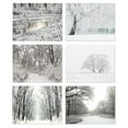 thumbnail image 1 of Winter Scenes Greeting Cards - Blank Inside - 6 Unique Designs - 5.5"x4.25" (12 Pack), 1 of 2