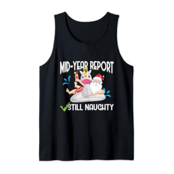 Winter Season In July Mid Year Report Still Naughty Winter Character Design Tank Top Size S-3XL