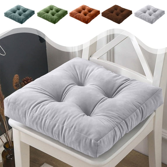 Winter Seat Cushion Round 15in Memory Foam Non Slip Chair Pad for Stool Car Tatami Office Thick Warm by PALIFEUR