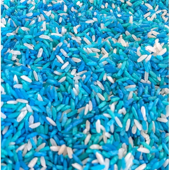 Winter Sensory Rice 4Cups-2lbs