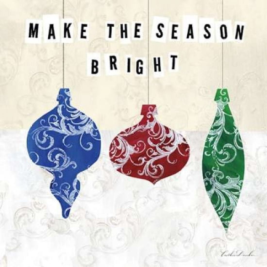 Winter Sentiments IV Canvas Art - Caitlin Dundon (24 x 24)