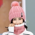 thumbnail image 1 of Winter Set for Daily Commuters Soft Warm Cap and Scarf Compact Easy to Pack in Bag Hat Scarf, 1 of 5