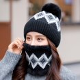 thumbnail image 1 of Winter Set for Festival Markets Comfortable Hat Scarf Enjoy Winter Fairs Outdoors Hat Scarf, 1 of 3