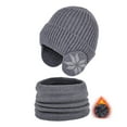 thumbnail image 1 of Winter Set for Travelers Lightweight Packable Hat Scarf Easy Carry in Suitcase Backpack Hat Scarf, 1 of 5