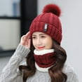thumbnail image 1 of Winter Set for Travelers Lightweight Packable Hat Scarf Easy Carry in Suitcase Backpack Hat Scarf, 1 of 5