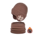 thumbnail image 1 of Winter Set with Long Scarf Knit Beanie Cap Wrap Twice for Added Warmth Hat Scarf, 1 of 5