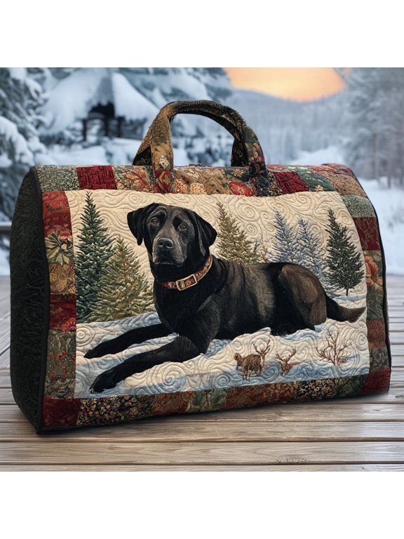 Winter Shadow Quilted Duffle Bag, Quited Travel Tote Bag, Quited Weekender Travel Bag, Carry On Duffle