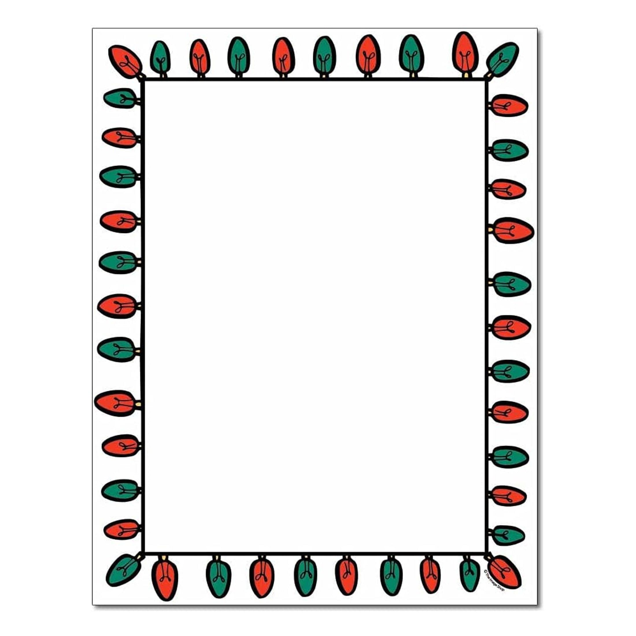 Winter Shadows Christmas Letterhead Laser & Inkjet Printer Paper - 8 ...