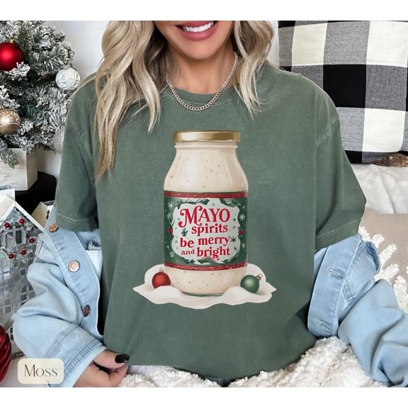 Winter Shirt, Merry and Bright Shirt, Winter Shirt, Office Winter Party Shirt, Crewneck, Saying Shirt Tshirt All Size S-5XL