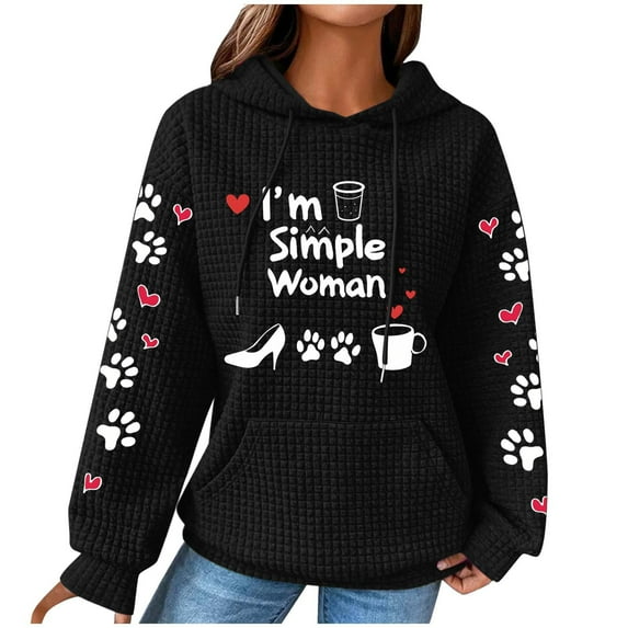 Winter Shirts for Women Christmas Sweater Oversized Hoodie Clearance Long Sleeve Womens Tops Womens Crewneck Sweatshirt Fashionable Women's Printed Pullover Round Neck Top