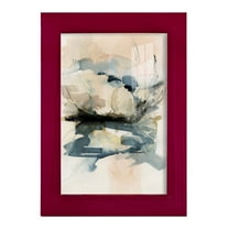 Winter Shoal I - Framed Print w/glass - Cherry Red