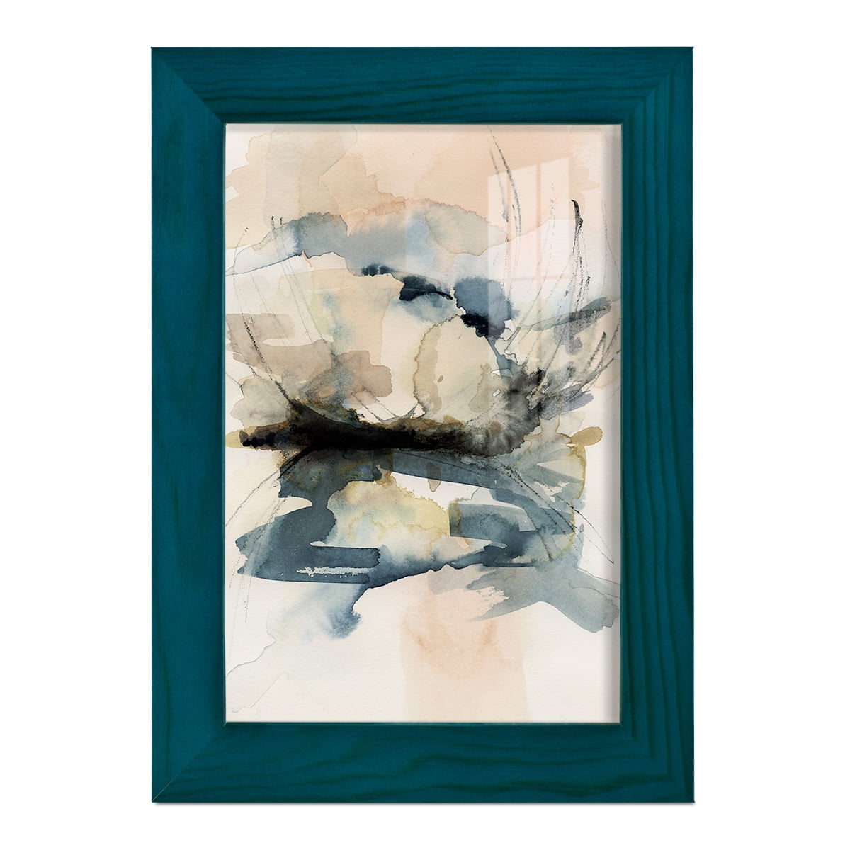 Winter Shoal I - Framed Print w/glass - Ocean Blue