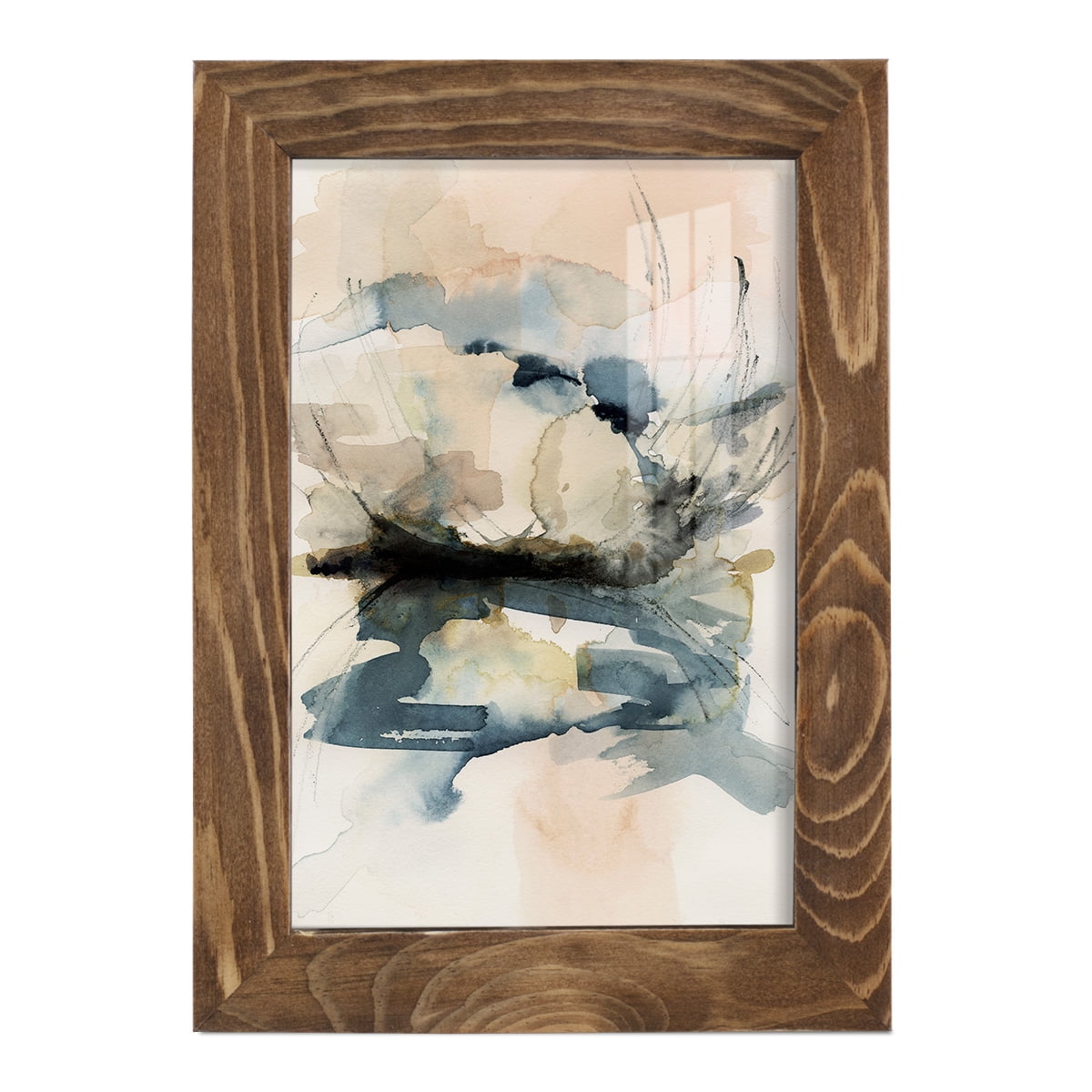 Winter Shoal I - Framed Print w/glass - Walnut
