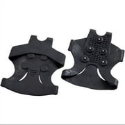 Winter Shoe Ice Treads Womens Snow Cleat Traction with Steel Spikes S
