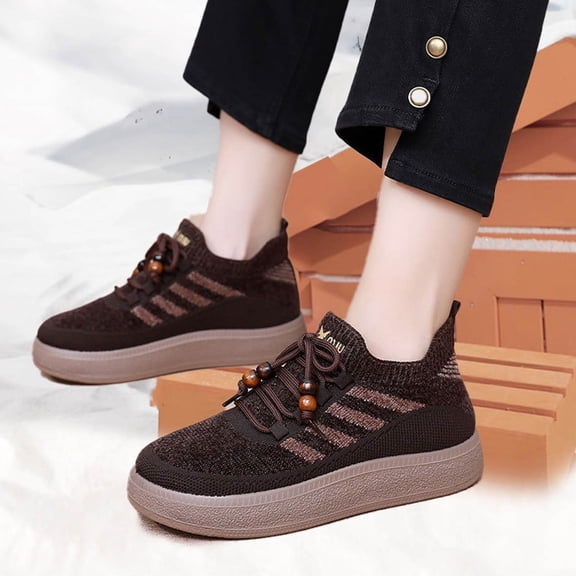 Winter Shoes Women's Cotton Shoes With Velvet Warm Thick Bottom Women's Boots