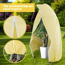 Winter Shrub Frost Cover, Non-Woven Plant Protection Bags For Outdoor Use, 1.2M X 1.8M Durable Non-Woven Fabric For Frost Protection Of Shrubs & Small Trees