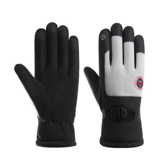 Winter Ski Gloves, Multicolor Thermal Insulated Gloves for Running, Cycling, and Hiking, Touchscreen Friendly