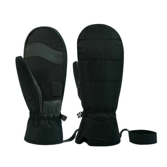 Winter Ski Gloves With Zippered Pocket Windproof Waterproof Thermal Lining Snowboard Gloves For Men Women Skiing Cycling