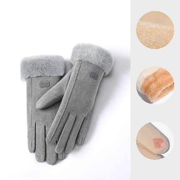 Winter Ski Inner Glove Lined With Men's And Women's Outdoor Cycling Plus Windproof And Cold Warm Flip Finger Screen Gloves Gloves Mittens Women Mittens Gloves Mittens Toddler Gloves Mittens