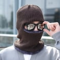 thumbnail image 1 of Winter Ski For Men And Women Winter Knitted Full Face 1 Hole Ski Winter Trooper Hats for Men Rabbit Ears G Stone Winter Hat Snow Hat Men Mens Trapper Hats Winter Flannel Hat for Women Coon Hat Man, 1 of 3