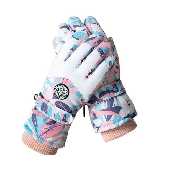 Winter Ski Snow Gloves for Men, Women, Youth | Touchscreen & Waterproof Cold Weather Hand Warming Gloves Winter Work Gloves,Color:Multicolour