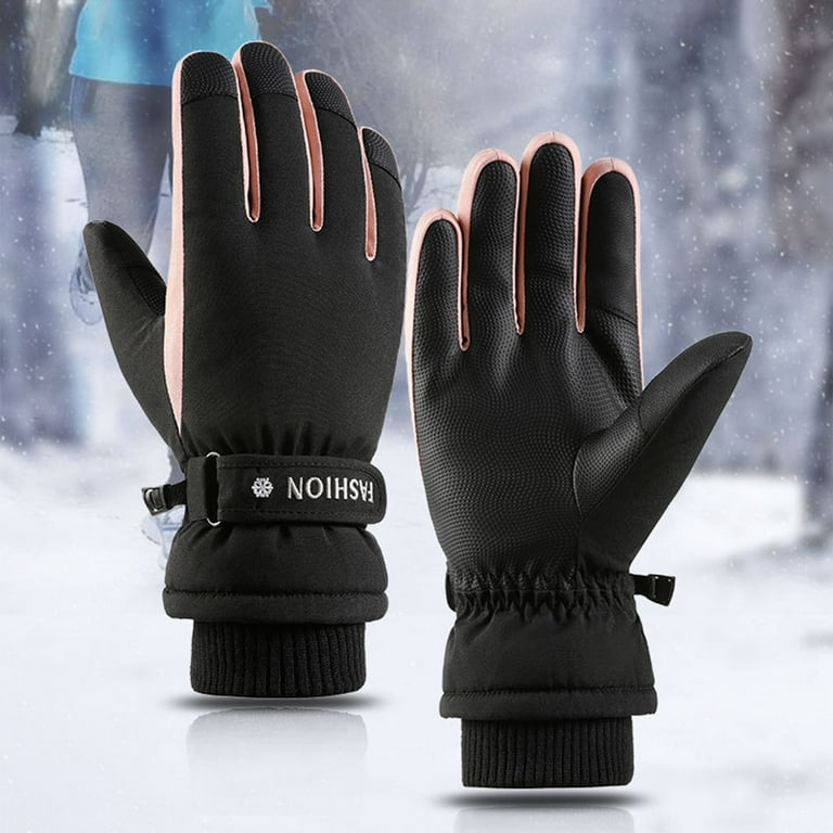 Waterproof Finger Touch Screen Non-Slip Cold Resistant Gloves 