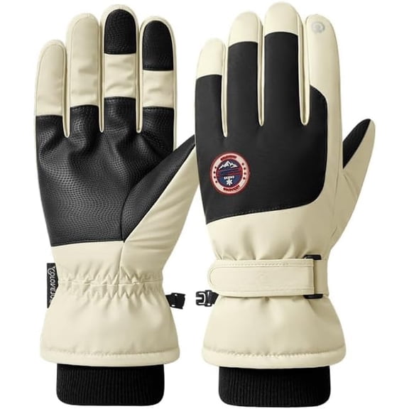 Winter Ski Snow Gloves for Men, Women, Youth | Touchscreen & Waterproof Cold Weather Hand Warming Gloves Winter Work Gloves