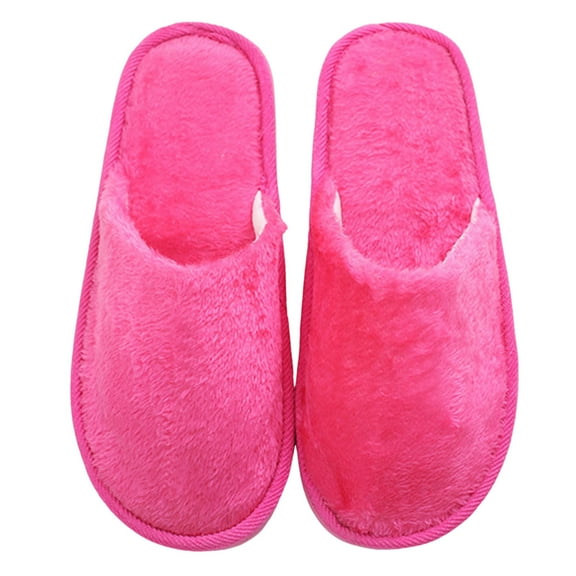 Winter Slippers for Women Memory Foam Non Slip Hotel Shoes Fuzzy Indoor And Outdoor Slip On Fleece Winter Slippers