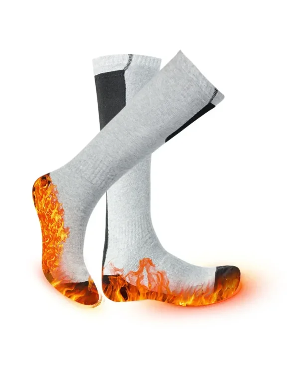 Winter Smart Heating Socks Outdoor Ski Tube Heating Socks Three-speed Temperature Control USB Charging Heating Socks