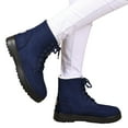 thumbnail image 1 of Winter Snow Boots for Women Anti-Skid Platform Lace up Casual Fuzzy Warm High Top Ankle Booties, 1 of 7