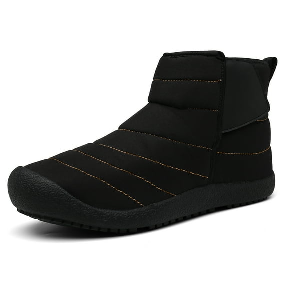 Winter Snow Boots for Women and Men, Fur Lined Warm Booties, Outdoor Anti-slip Waterproof Comfortable Short Boot