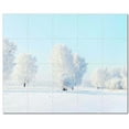 thumbnail image 1 of Winter Snow Ceramic Tile Mural Kitchen Backsplash Bathroom Shower, 401966-M54, 1 of 3