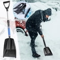 thumbnail image 1 of Winter Snow Removal Shovel,Detachable Telescopic Handle Snow Shovel Set,Thickened Enlarged Snow Pusher,Car Mounted Snow Removal Tool,Ergonomic EVA Grip,Labor-Saving Winter Snow Tool, 1 of 9
