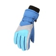 thumbnail image 1 of Winter Snow Ski Gloves Kids Warm Waterproof for 6 - 12 Years Old Boys Girls for Outdoor Sports, 1 of 1