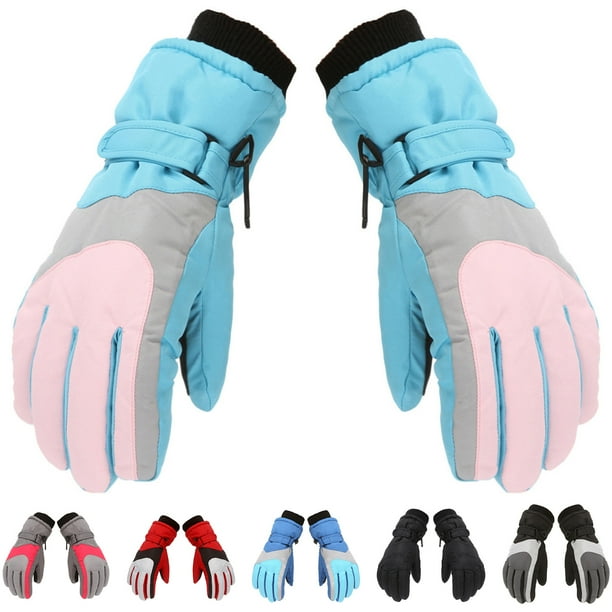 Winter Snow Ski Mitten Gloves Waterproof with Long Cuff for Kids Toddlers Boy Girl Walmart Business Supplies