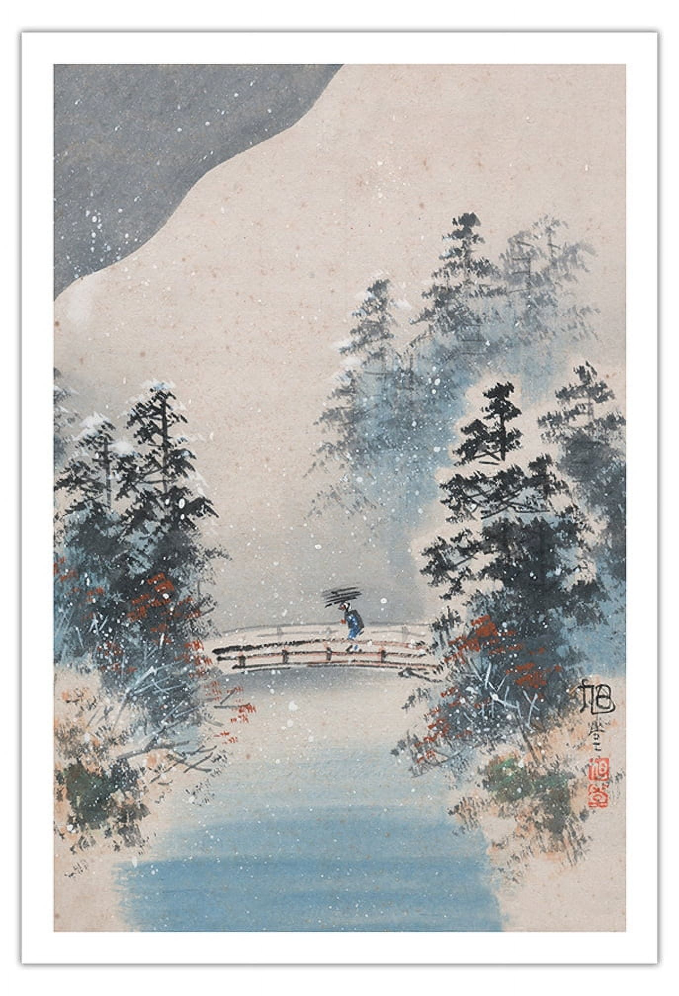 【希少】BOTANIZE OLD MOUNTAIN kakemono 冬 Winter-Snow-Vintage-Japanese-