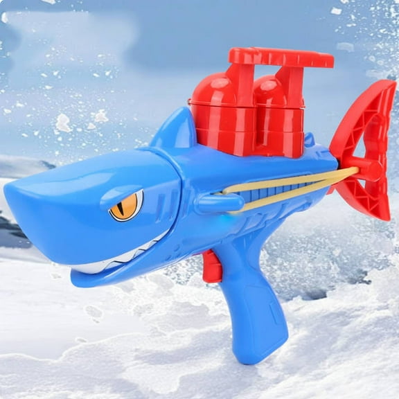 Winter Snowball Blaster Gun Toy Outdoor Play Snowball Launcher for Children's Snow Fight Battle Game Playground Activity Fun Winter Sports Gear