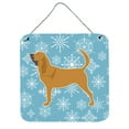 thumbnail image 1 of Winter Snowflake Design with Dog Art Wall or Door Hanging Prints, 1 of 1