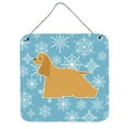 thumbnail image 1 of Winter Snowflake Design with Dog Art Wall or Door Hanging Prints, 1 of 1